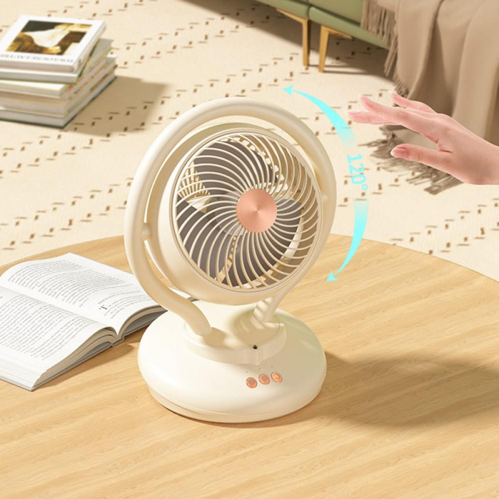 Настольный вентилятор F12 с отрицательной ионизацией 6000mAh