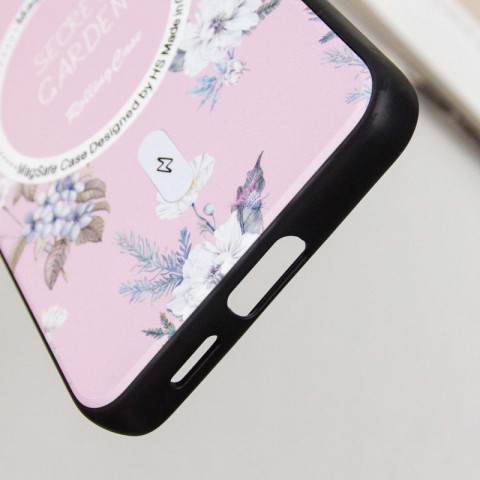 TPU+PC чохол Secret Garden with MagFit для Samsung Galaxy S24 Pink