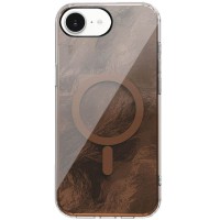 Чохол TPU Shiny Mountain (MagFit) для Apple iPhone 16e (6.1") Chocolate