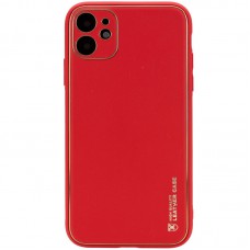 Шкіряний чохол Xshield для Apple iPhone 12 (6.1") Червоний / Red