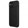 Шкіряна накладка Nillkin Camshield Leather (шторка на камеру) для Apple iPhone 13 (6.1") Чорний / Black