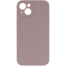 Чохол Silicone Case Full Camera Protective (AA) NO LOGO для Apple iPhone 13 (6.1") Сірий / Lavender