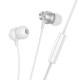 Стерео Навушники Hoco M110 Encourage metal (3.5mm/1.2m) Silver