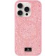 TPU чохол Bling World Rock Diamond with MagSafe для Apple iPhone 13 Pro (6.1") Pink