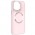 TPU чохол Bonbon Metal Style with MagSafe для Apple iPhone 14 (6.1") Рожевий / Light Pink