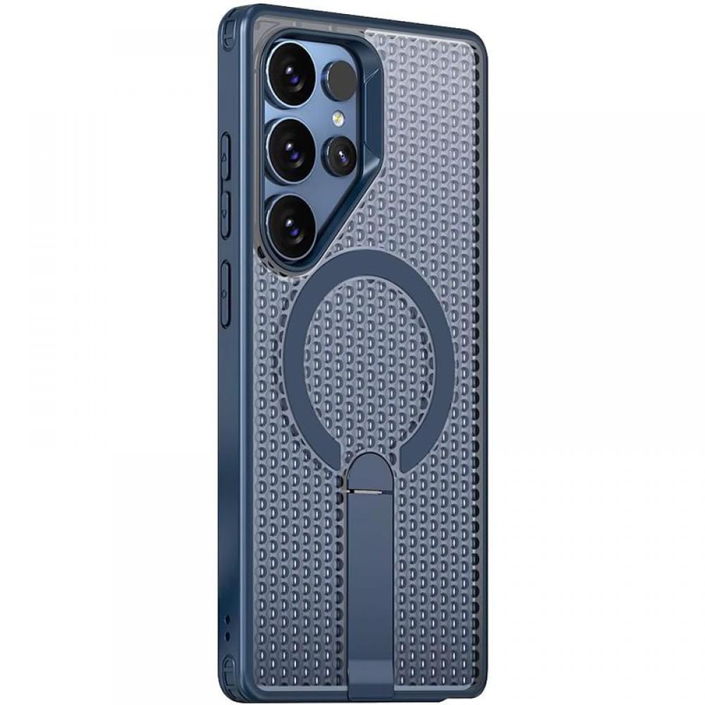Чохол TPU Breeze with MagSafe stand для Samsung Galaxy S25 Ultra Blue