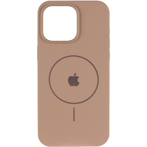 Чохол Silicone Case Full Protective (AA) V2 with MagSafe для Apple iPhone 11 Pro (5.8") Бежевий / Desert Gold