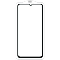 Захисне скло SKLO 5D (тех.пак) для Realme C35 Чорний / Біла підкладка