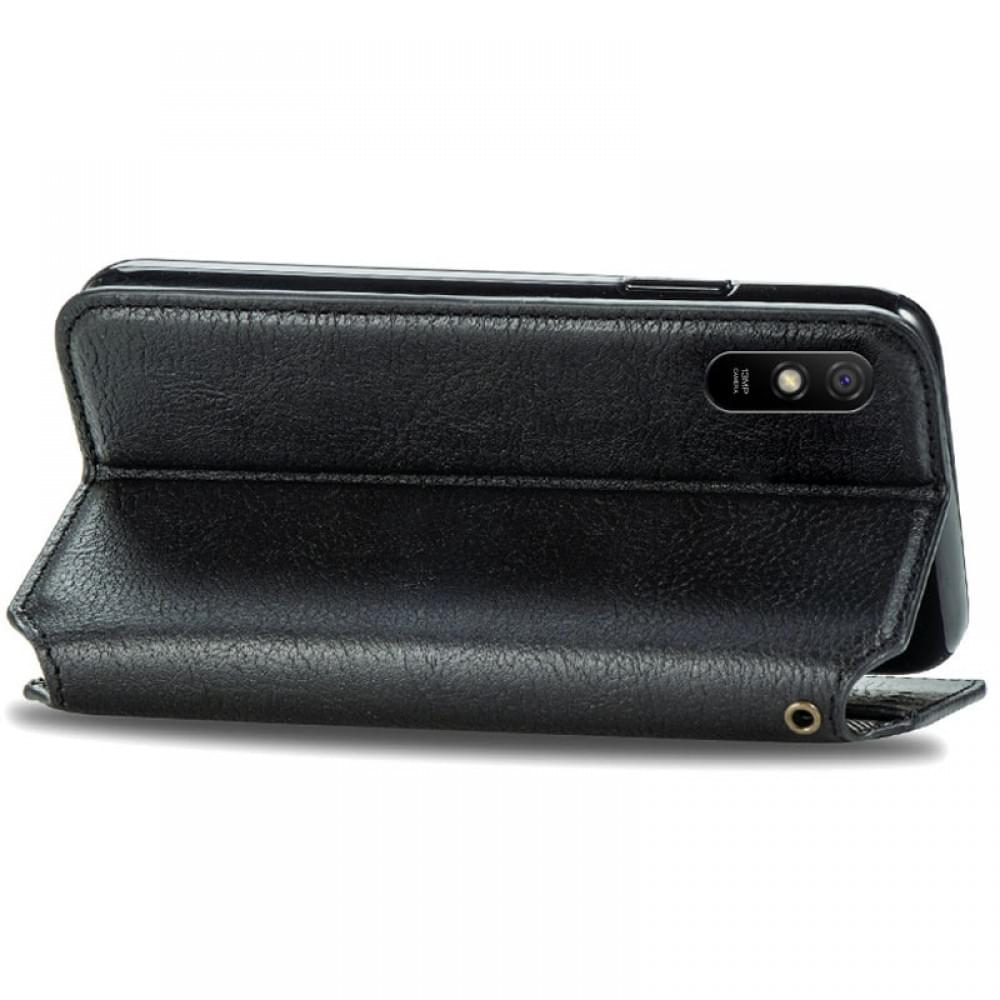 Кожаный чехол-книжка GETMAN Cubic (PU) для Xiaomi Redmi 9A