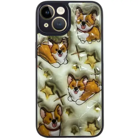 TPU+PC чехол Prisma Plushie для Apple iPhone 14 (6.1")