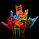 Настільна інтерактивна гра Ummi 301 Balance Chairs (18pcs) Colorful
