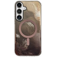 Чохол TPU Shiny Mountain (MagFit) для Samsung Galaxy S23 FE Chocolate