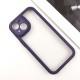 TPU чохол Transparent + Colour 1,5mm для Apple iPhone 13 (6.1") Purple