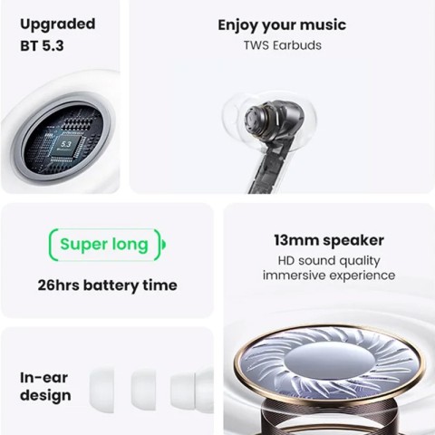 Бездротові TWS навушники Usams-XD18 X-don Series BT 5.3 Purple