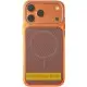 Чохол TPU TechWoven Hybrid with MagSafe для Apple iPhone 17 Air (6.5") Orange / Brown
