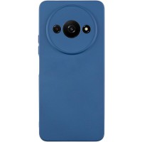 Чохол TPU GETMAN Liquid Silk Full Camera для Xiaomi Redmi A3 Синій / Navy Blue