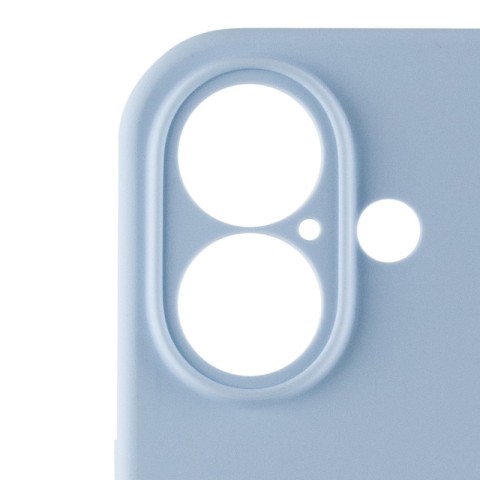 Чохол Silicone Case Full Camera Protective (AA) для Apple iPhone 16 (6.1") Блакитний / Sweet Blue
