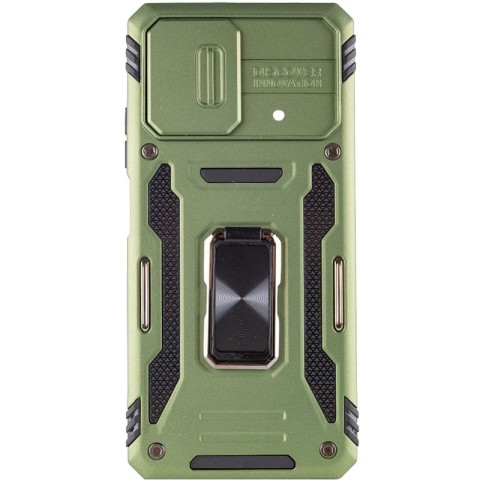 Ударостійкий чохол Camshield Army Ring для Xiaomi Poco X5 5G / Note 12 5G Оливковий / Army Green