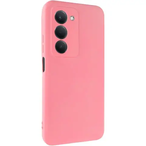 Чохол TPU GETMAN Liquid Silk Full Camera для Xiaomi Redmi 15 (EU) Рожевий / Pink