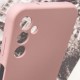 Чохол Silicone Cover Lakshmi Full Camera (AAA) with Logo для Samsung Galaxy A16 4G/5G Рожевий / Pink Sand