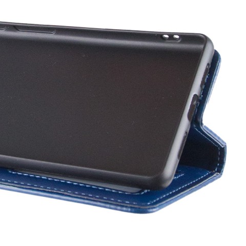 Шкіряний чохол-книжка GETMAN Gallant (PU) для TECNO Spark Go 1 (KL4) Синій