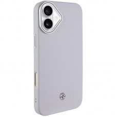 Чохол PC+Leather SGP with MagSafe для Apple iPhone 16 Plus (6.7") Grey