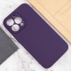 Чохол Silicone Case Full Camera Protective (AA) NO LOGO для Apple iPhone 16 Pro (6.3") Фіолетовий / Elderberry
