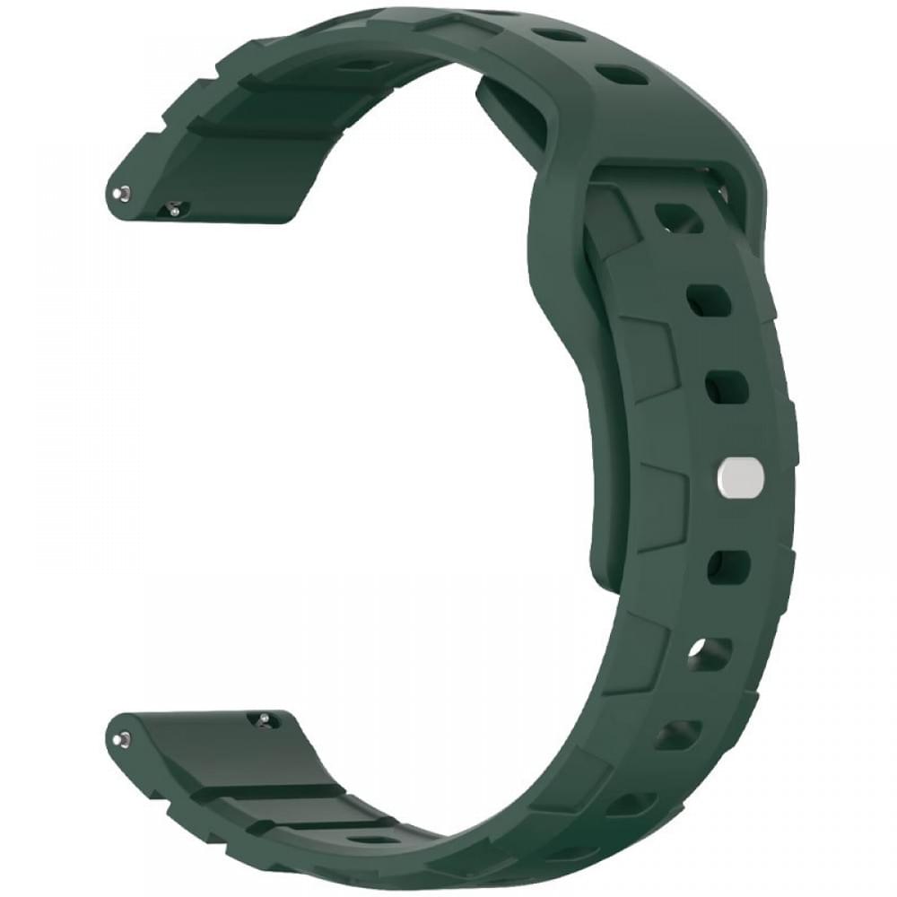 Силіконовий ремінець Defense для Smart Watch 20mm Pine green