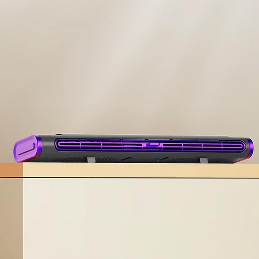 Настільний вентилятор F3 Tower Fan 3 speeds with battery 1200 mAh Purple