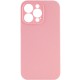 Чохол Silicone Case Full Camera Protective (AA) NO LOGO для Apple iPhone 13 Pro Max (6.7") Рожевий / Light pink