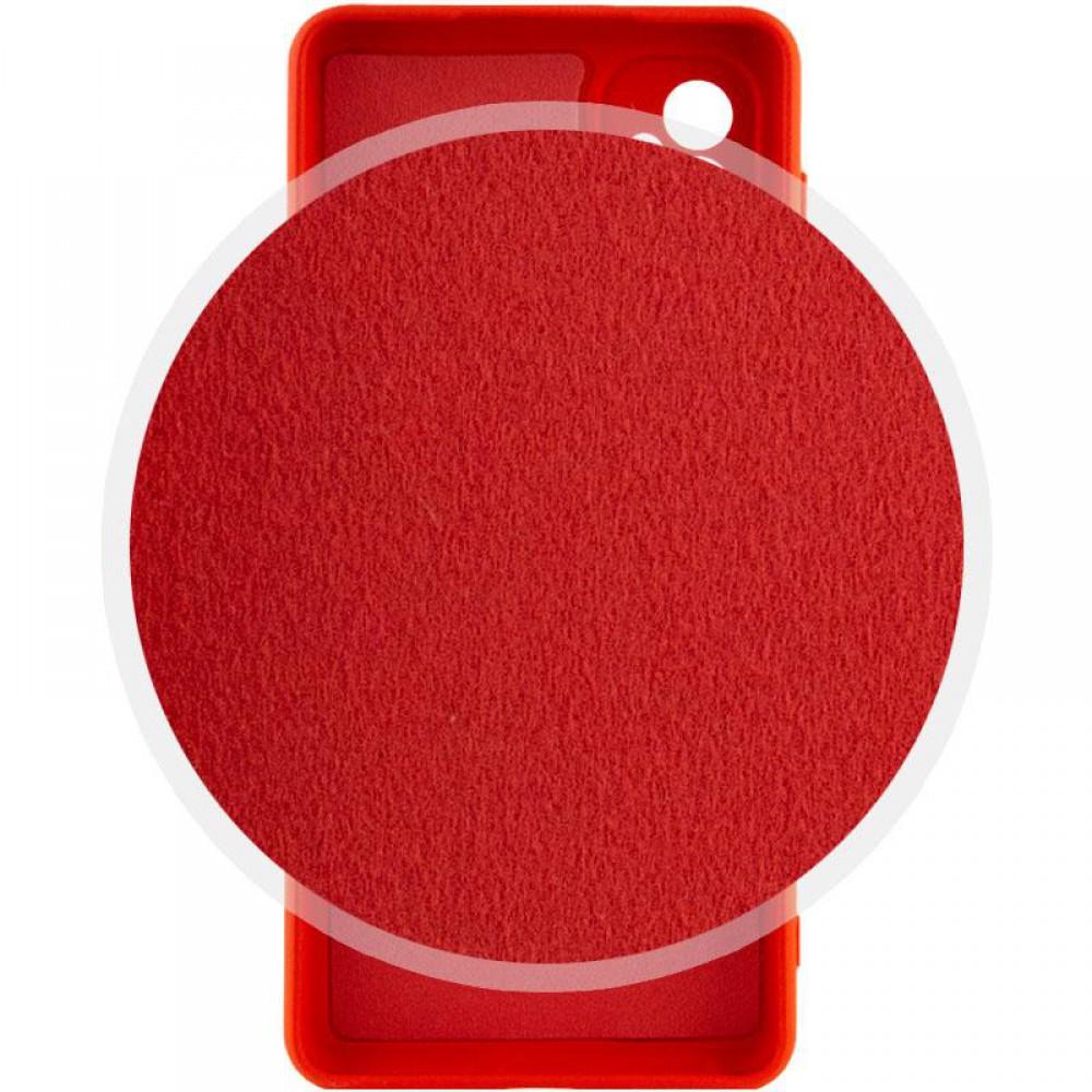 Чохол TPU GETMAN Liquid Silk Full Camera для Samsung Galaxy M34 5G Червоний / Red