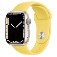 Ремінець Hoco WA01 Flexible series для Apple watch (42/44/45/49mm) Light Lemon