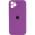 Чохол Silicone Case Square Full Camera Protective (AA) для Apple iPhone 11 Pro Max (6.5") Фіолетовий / Grape