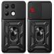 Ударостійкий чохол Camshield Serge Ring для Xiaomi Redmi Note 13 Pro 4G / Poco M6 Pro 4G Чорний