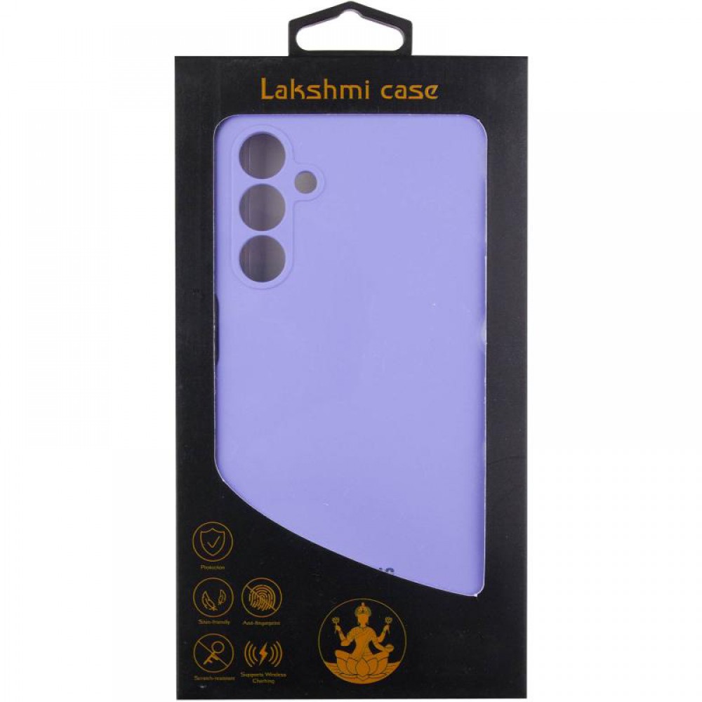 Чохол Silicone Cover Lakshmi Full Camera (AAA) with Logo для Samsung Galaxy S25+ Бузковий / Dasheen
