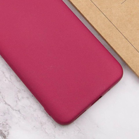 Чохол TPU GETMAN Liquid Silk Full Camera для Xiaomi Redmi Note 9 / Redmi 10X Бордовий / Marsala