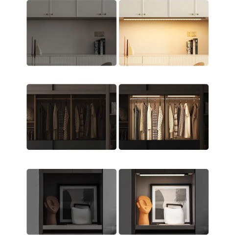 Сенсорний світильник LED з датчиком руху MZ-L1803 (35*11,5*100mm) Black