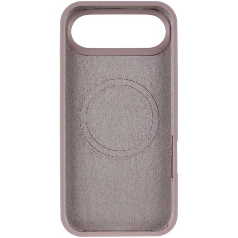 Чохол Silicone Case Full Protective (AA) V2 with MagSafe для Apple iPhone 17 Air (6.5") Сірий / Lavender