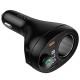 АЗП FM модулятор Hoco E88 Star cigarette lighter 35W (2USB-C) Black