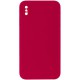 Чехол Silicone Case Square Full Camera Protective (AA) NOLOGO для Apple iPhone X / XS (5.8")