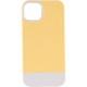 Чохол TPU+PC Bichromatic для Apple iPhone 11 Pro (5.8") Creamy-yellow / White
