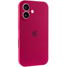 Чохол Silicone Case Full Camera Protective (AA) для Apple iPhone 17 (6.3") Червоний / Rose Red
