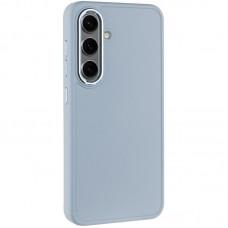 TPU чохол Bonbon Metal Style для Samsung Galaxy S24 Блакитний / Mist blue