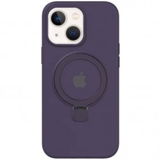 Чохол Silicone Case Full Protective with Ring для Apple iPhone 13 / 14 (6.1") Purple