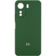 Чохол Silicone Cover Lakshmi Full Camera (AAA) with Logo для Xiaomi Redmi Note 14 Pro 5G Зелений / Cyprus Green