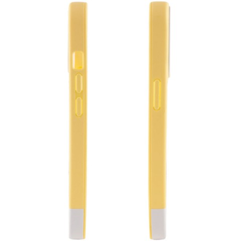 Чохол TPU+PC Bichromatic для Apple iPhone 11 Pro Max (6.5") Creamy-yellow / White