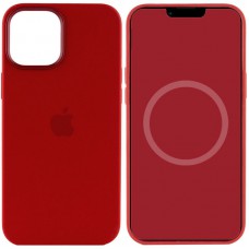 Чохол Silicone case (AAA) full with Magsafe and Animation для Apple iPhone 15 Pro (6.1") Червоний / Guava