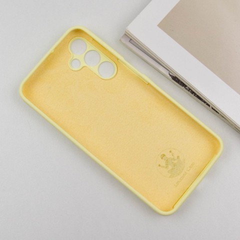 Чохол Silicone Cover Lakshmi Full Camera (AA) для Samsung Galaxy A16 4G/5G Жовтий / Mellow Yellow