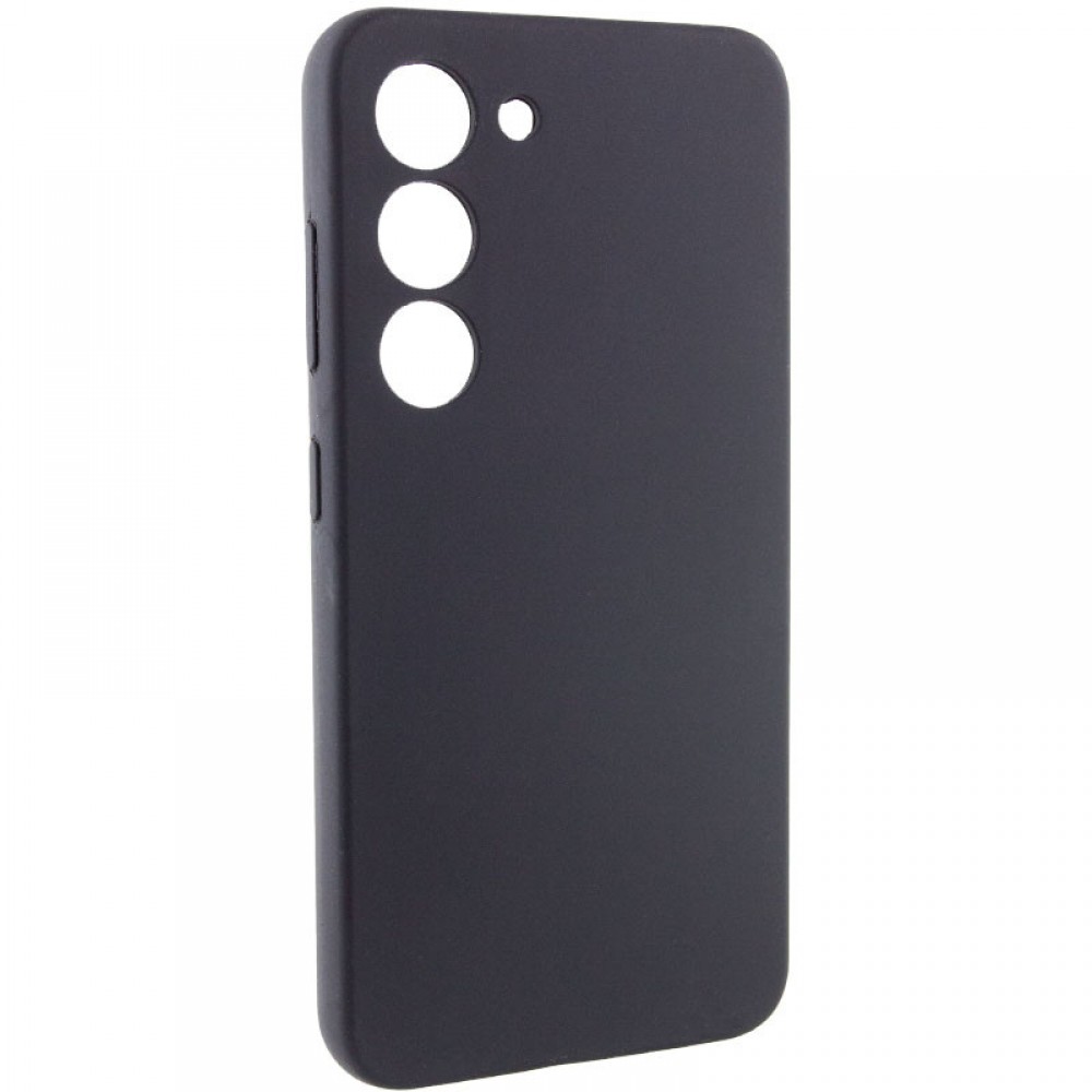 Чохол Silicone Cover Lakshmi Full Camera (AAA) для Samsung Galaxy S22 Чорний / Black