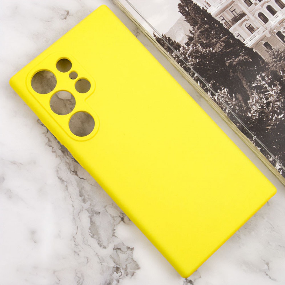 Чехол Silicone Cover Lakshmi Full Camera (AAA) для Samsung Galaxy S24 Ultra